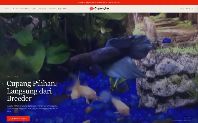 Cupangku home page